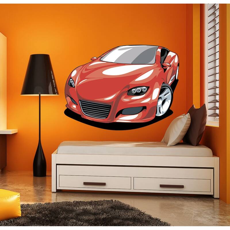 Racing Car Wall Decal, Racing Car Wall sticker, Racing Car wall decor, Racing Car Wall Art Bed
