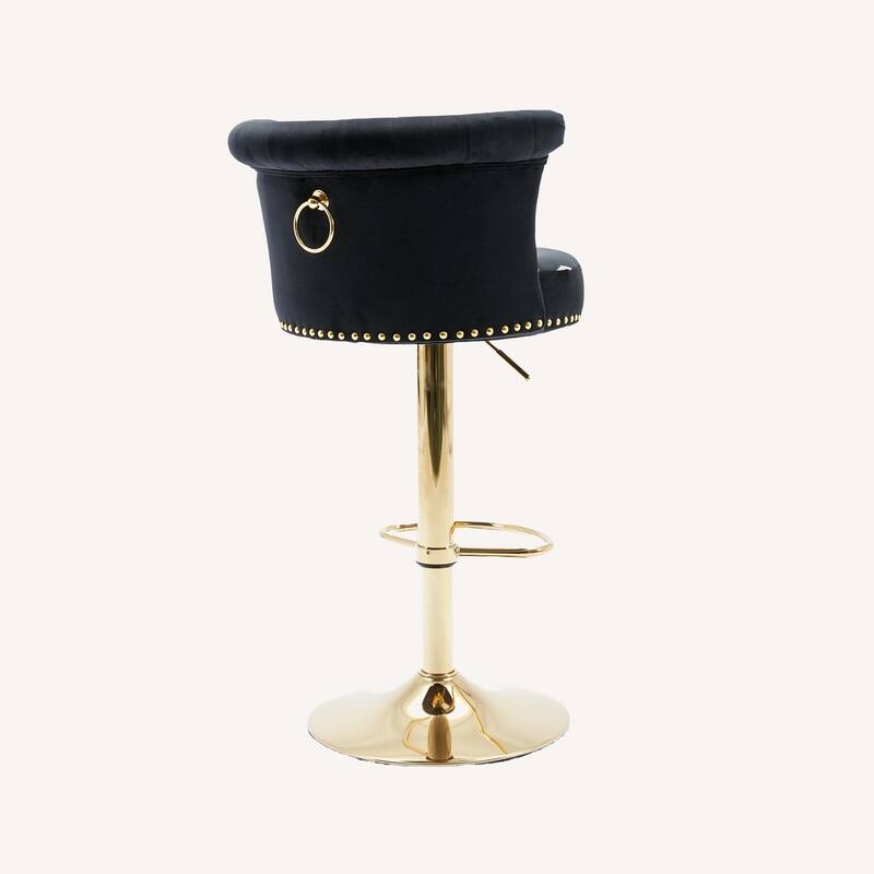 Set of 2 Adjustable Counter Height Chairs