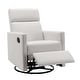 preview thumbnail 16 of 49, Roomfitters Modern Upholstered Rocker Nursery Chair, Plush Seating Glider Swivel Recliner Chair, Beige