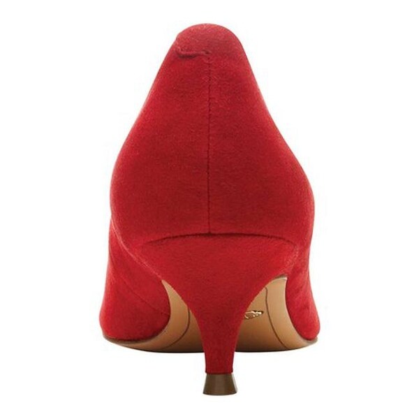 vionic josie kitten heel red