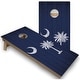 preview thumbnail 1 of 4, Solid Wood Cornhole Boards - South Carolina Flag Design Premium 2x4 (24" x 48") - Include ALL Accessories