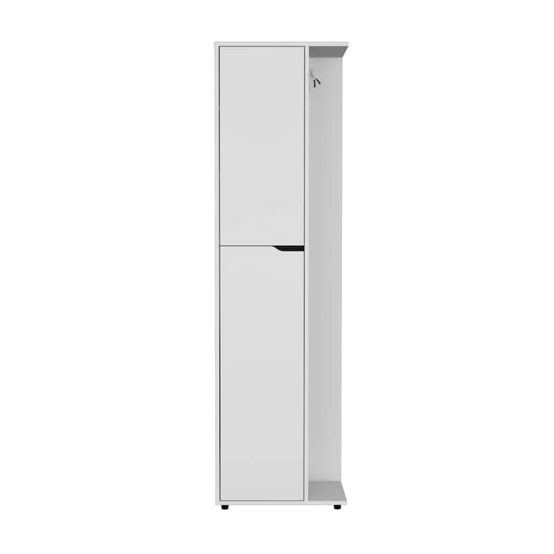 Storage Closet for Kitchen, Dining Room,Living Room, White - White