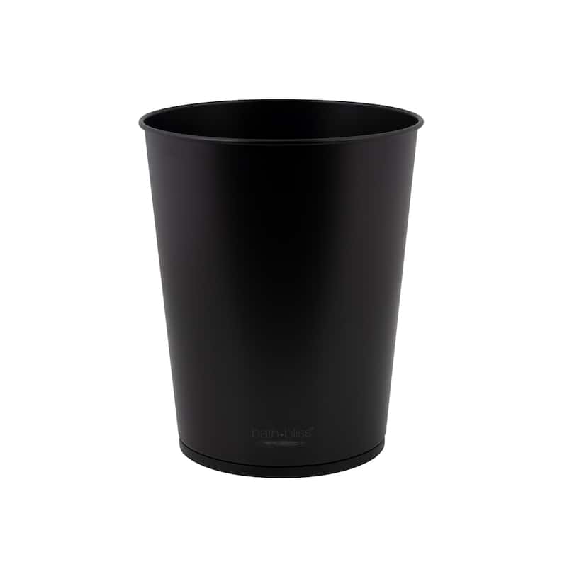 Bath Bliss 5L Trash Can in Matte Black - 7.7" x 9.6"