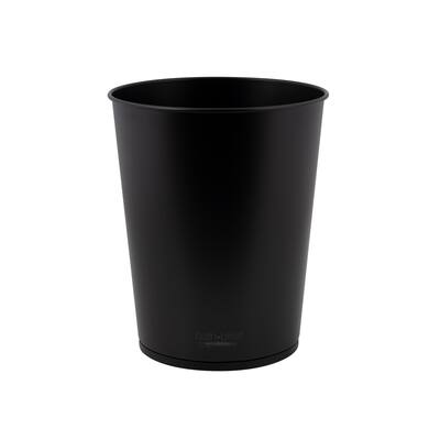 Bath Bliss 5L Trash Can in Matte Black - 7.7" x 9.6"