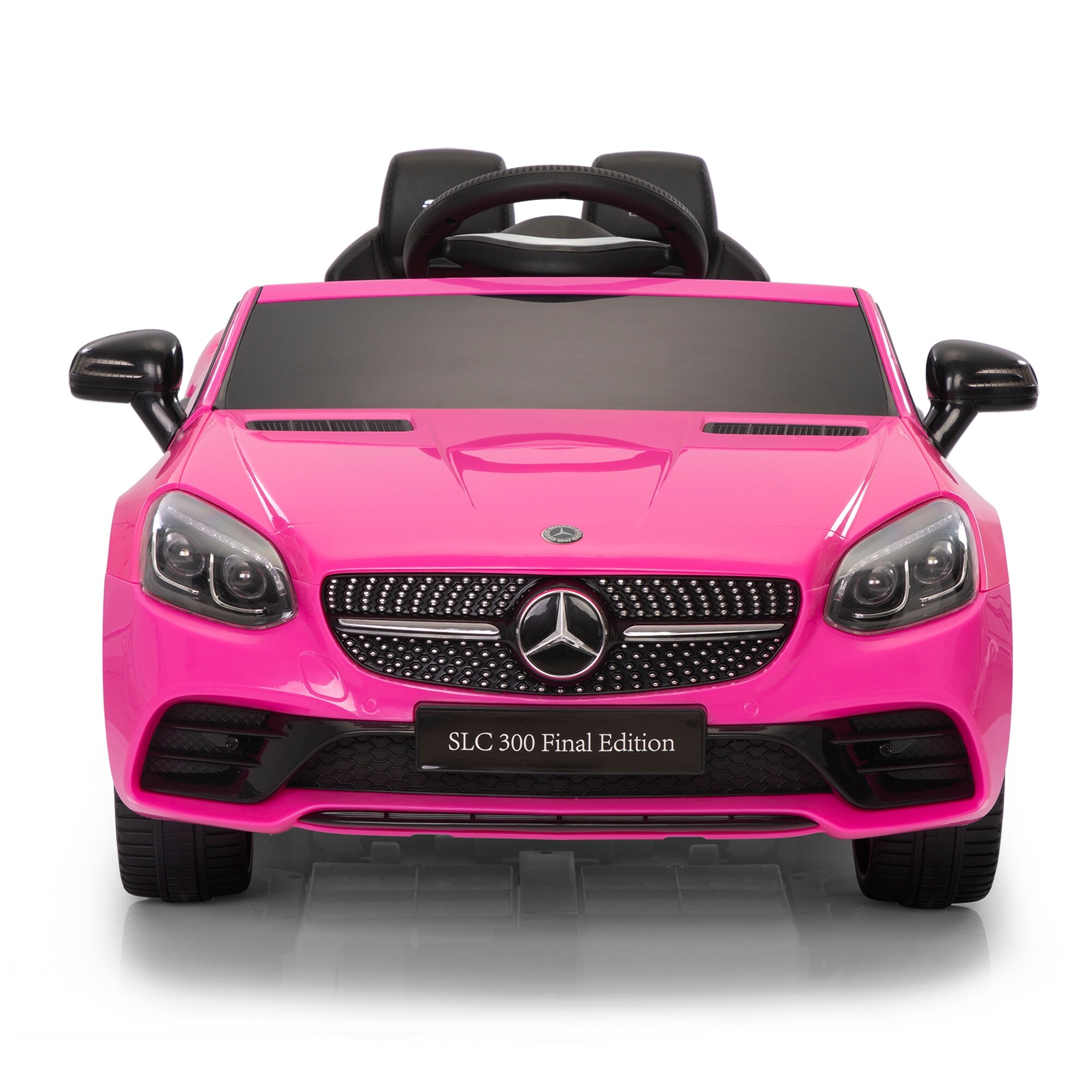 12V Kids SLC300 Ride On Toy Car Electric Battery Powered Vehicles with LED Lights Horn for Children 3 6 Pink