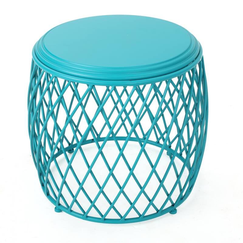 Bryony 19-inch Round Lattice Side Table by Christopher Knight Home