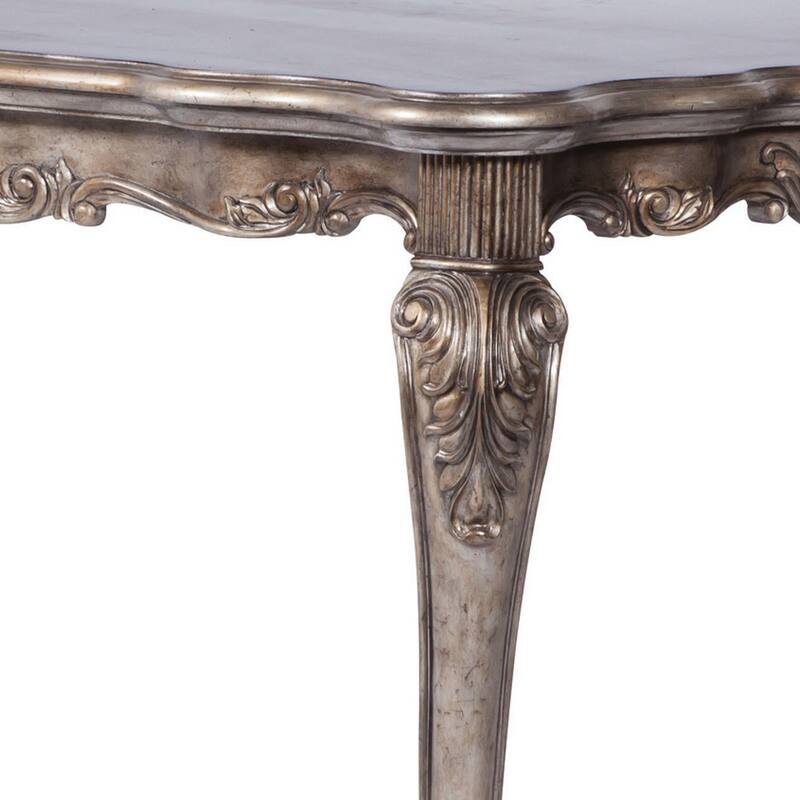 Imperial Dining Table, Antique Platinum