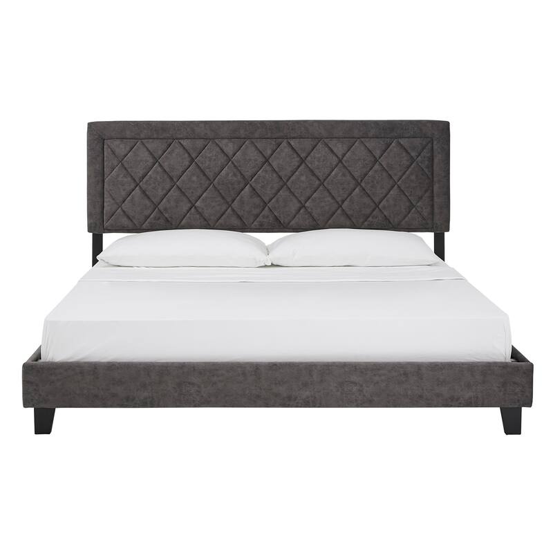 Dartington Velvet Fabric Platform Bed by iNSPIRE Q Modern