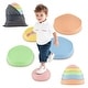 preview thumbnail 3 of 18, Gymax 5 PCS Stepping Stones for Kids w/Storage Bag for Motor Skills Light Multicolor