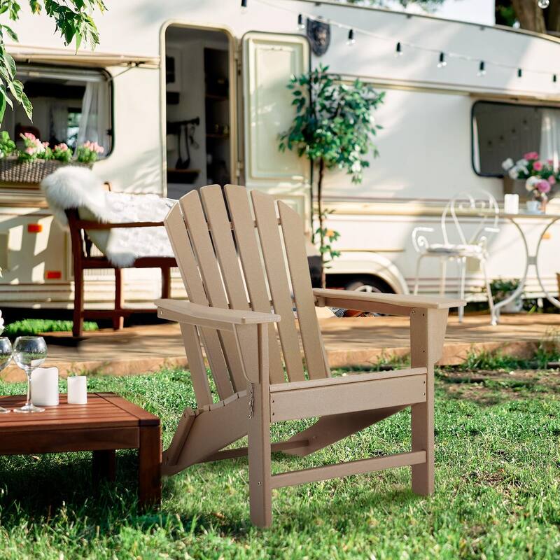 EROMMY Durable Adirondack Chair,Patio Chairs, Fire Pit Chairs, All-Weather Resistant, Suitable for Backyard, Patio, Camping