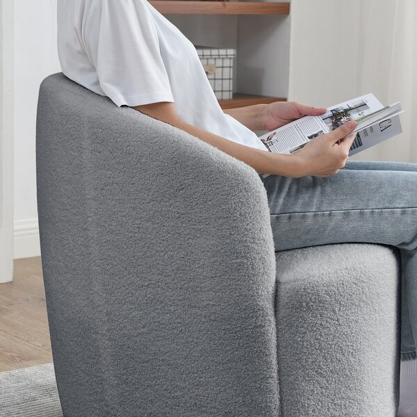 椅子 ART ROOM Modern Single Sofa, Living Room Swivel Sofa Chair, 360