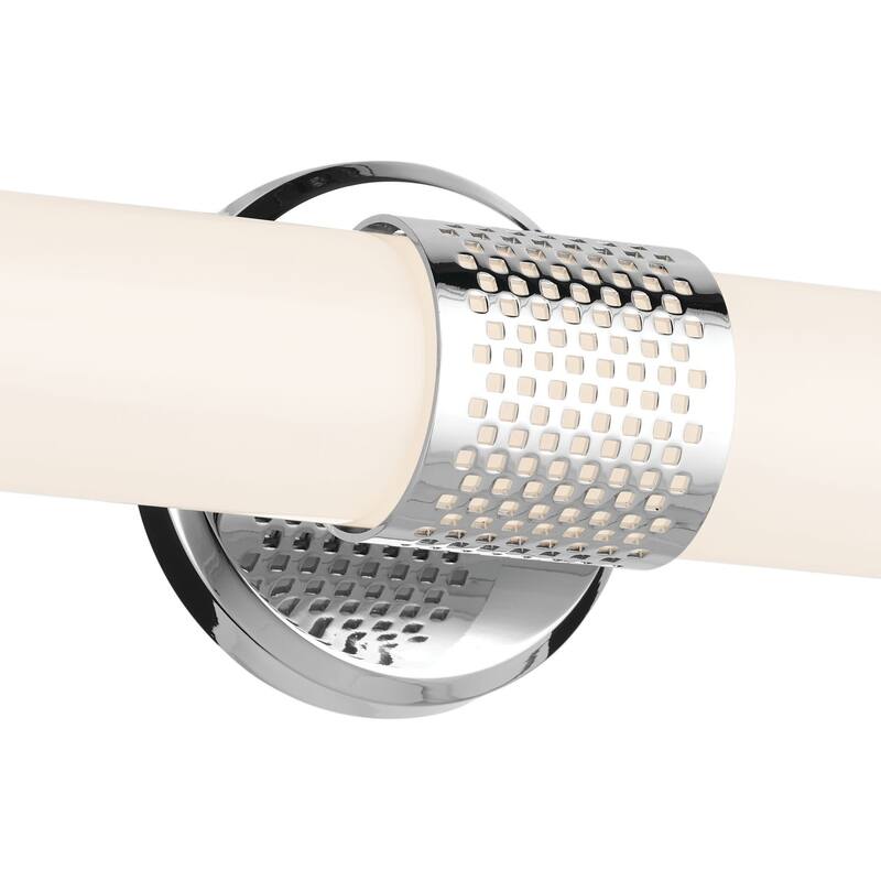 Kichler 55192LED Sashi 24" Wide LED Bath Bar with White Glass Shade
