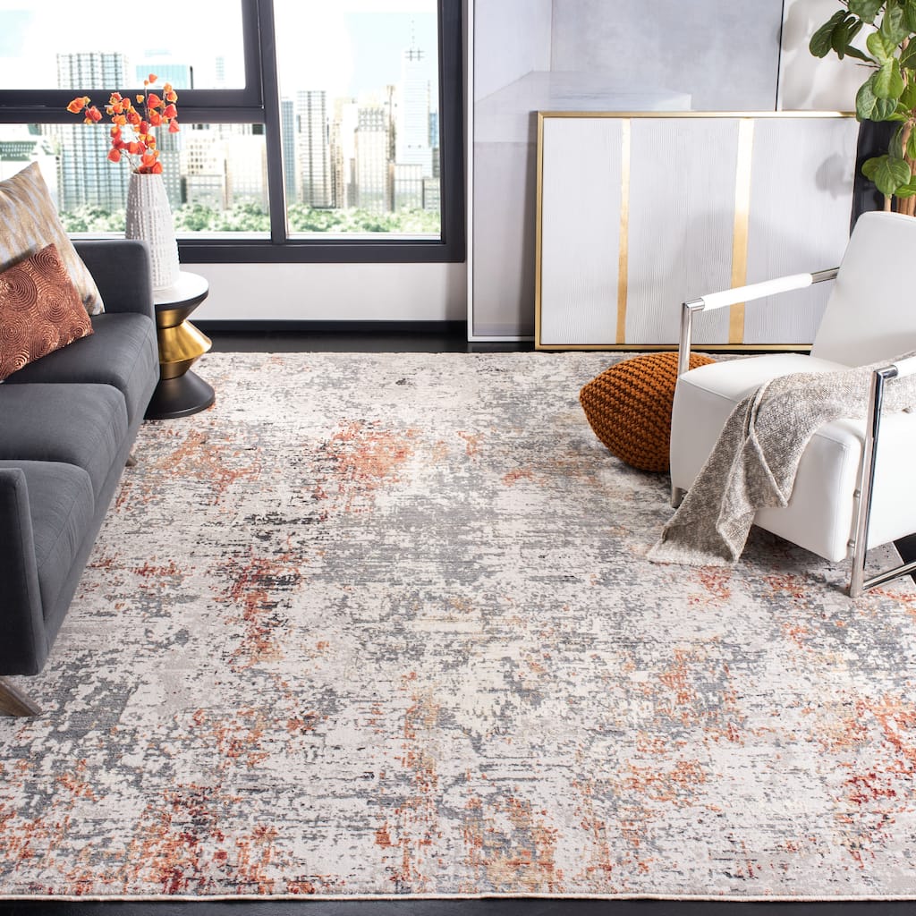 SAFAVIEH Dream Herb Vintage Abstract Viscose Rug