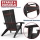 preview thumbnail 8 of 16, WINSOON All Weather HIPS Outdoor Adirondack Chairs with Cup Holder Set of 2