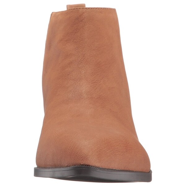 nine west ranfield leather cap toe bootie