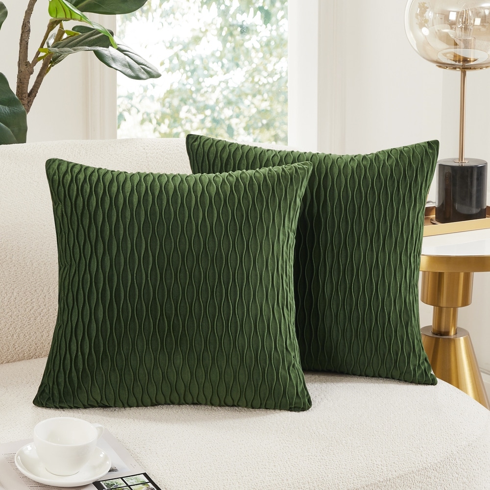 Green Velvet Throw Pillows Bed Bath Beyond