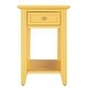 preview thumbnail 69 of 84, Zayden 1-drawer Side Table with Charging Station by iNSPIRE Q Bold