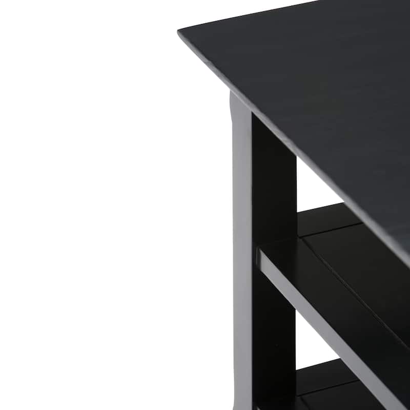 WYNDENHALL Normandy Solid Wood Square Transitional End Table - 19 inch Wide