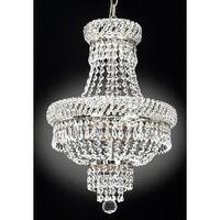 symmetric 6 light chrome chandelier free shipping today french empire crystal chandelier lighting h30 x w24