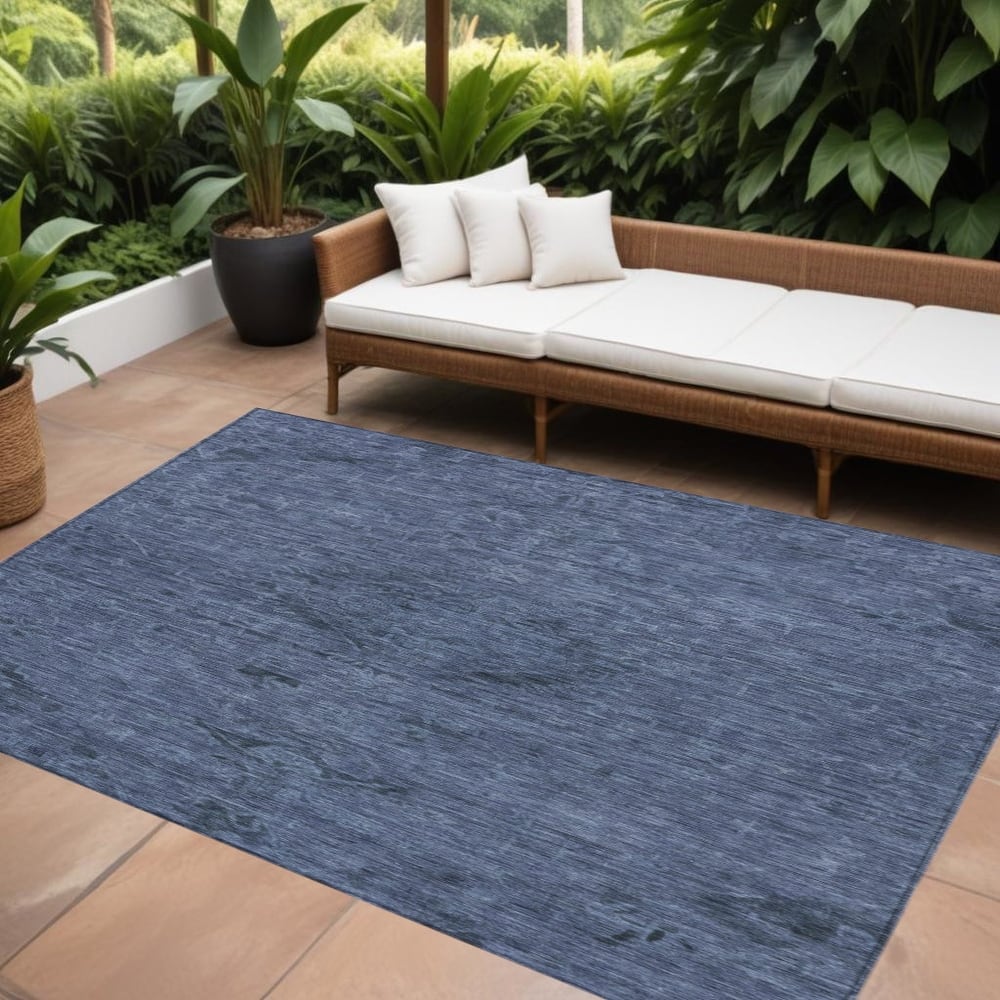 HomeRoots Floral Traditional Rectangle Outdoor Rug