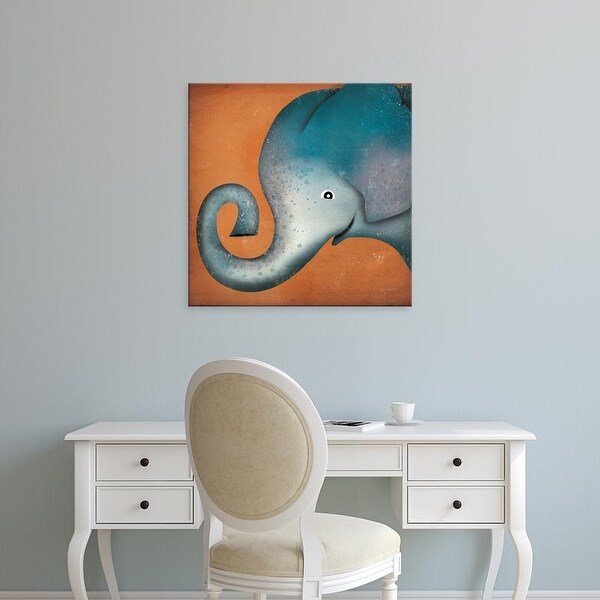 Easy Art Prints Ryan Fowler's 'Elephant Wow' Premium Canvas Art