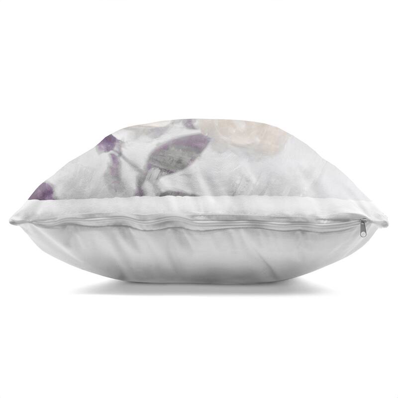 Stupell Bundle of White Blooms Decorative Printed Throw Pillow Design by Emily Ford