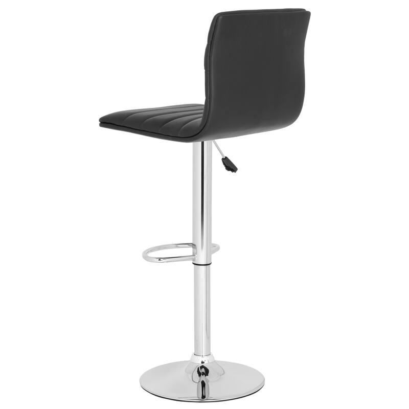 SAFAVIEH Starr White Adjustable Swivel Bar Stool - 15.4" x 18.5" x 34.7" - 15Wx19Dx41H