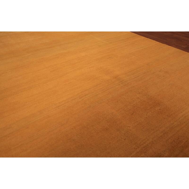 Modern Gabbeh Oriental Area Rug Hand-Knotted Wool Carpet - 5'5" x 7'5"