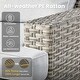 preview thumbnail 49 of 62, XIZZI 8-Piece Patio Wicker Furniture Conversation Set with Coffee Table