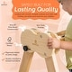 preview thumbnail 4 of 6, Chestnut - 8-in-1 Jungle Gym for Toddlers - Natural