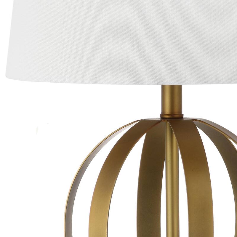 SAFAVIEH Lighting Fidenzia 25-inch Sphere Gold Table Lamp (Set of 2) - 15"x15"x24.5" - 15Wx15Dx25H