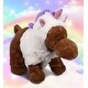 preview thumbnail 4 of 4, DolliBu Standing Moose Unicorn Plush Stuffed Animal Toy with Outfit - 12 inches