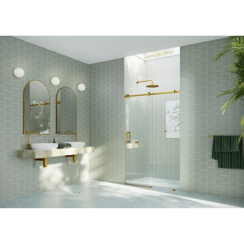 Glass Warehouse SQSLD-52 Astro 78" High x 52" Wide Sliding Frameless