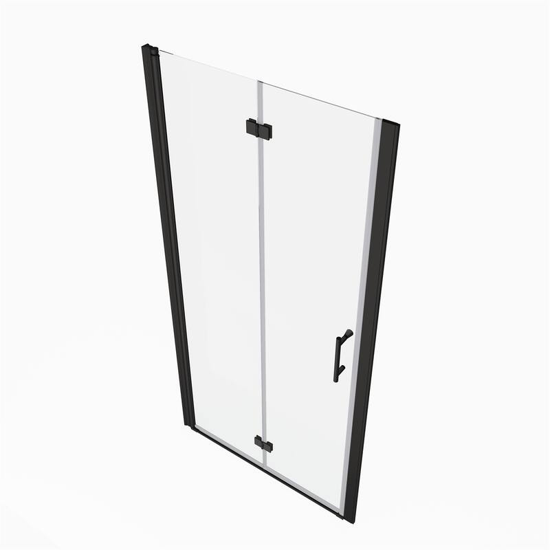1 3/8" Adjustment Universal Pivot Shower Door with 1/4" Tempered Glass