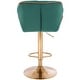 preview thumbnail 17 of 41, Modern Home Luxe Spyder Contemporary Adjustable Suede Barstool - Modern Comfortable Adjusting Height Counter/Bar Stool