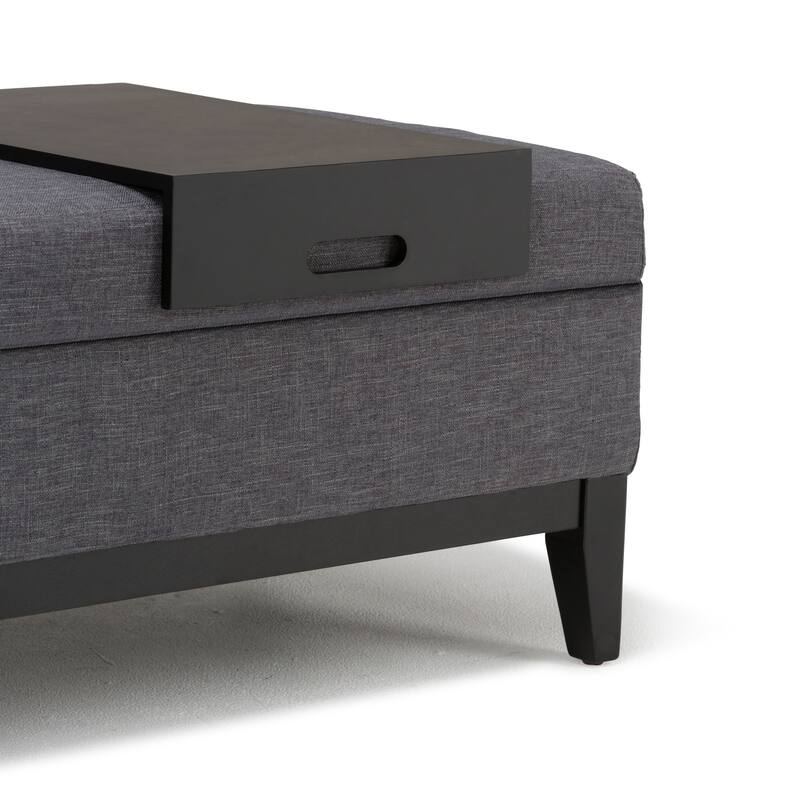 WYNDENHALL Jackson 42 inch Wide Rectangle Storage Ottoman