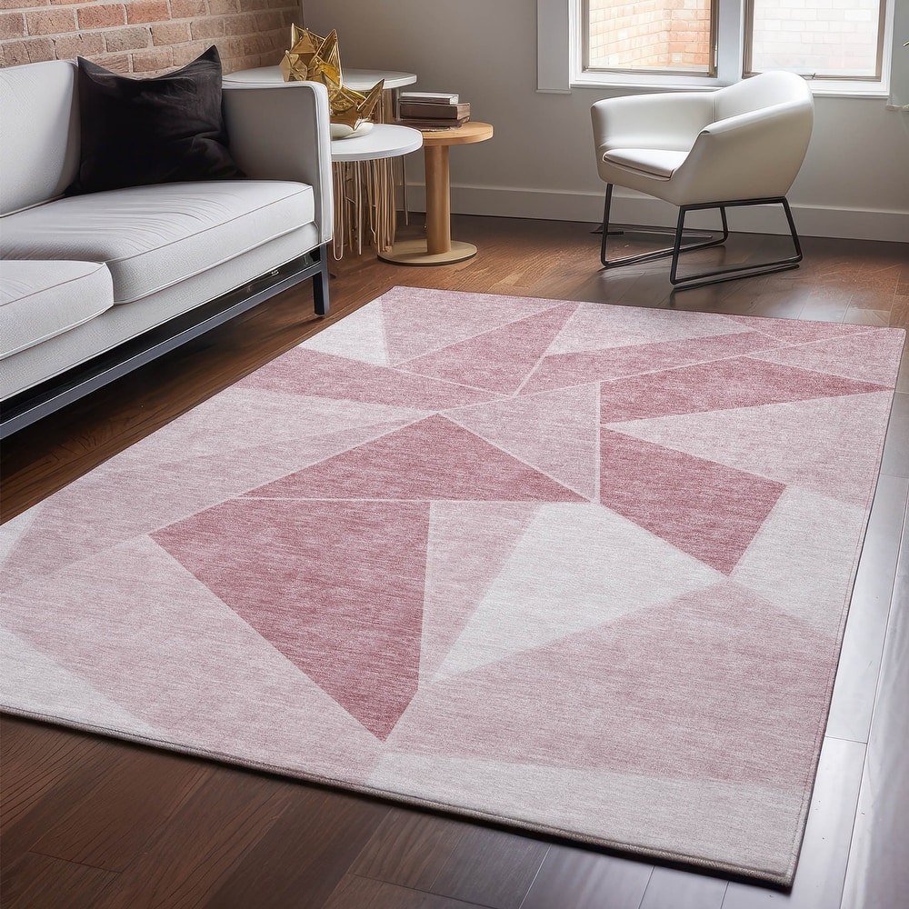 Premium Washable Super Soft Contemporary Mosaic Mayfield Rug