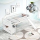 preview thumbnail 6 of 19, Contemporary Design Twin Low Loft Bed with Stairs and Slide, Sturdy Construction & Safety Guaranteed, Maximized Space