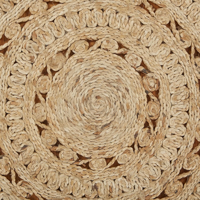 Sevita Organic Jute Braided Area Rug, Natural