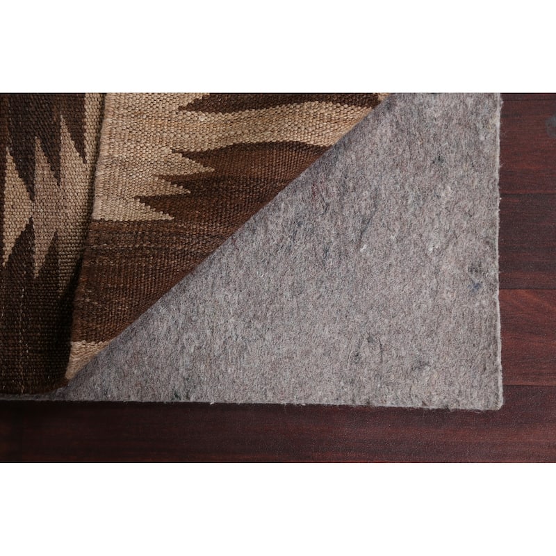 Natural Dye Geometric Tribal Kilim Oriental Wool Area Rug Hand-woven - 4'9" x 6'1"