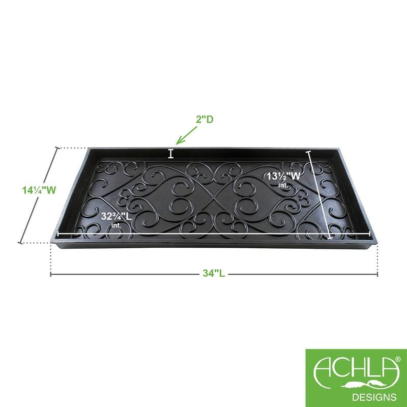 Achla Designs Multi Purpose Rubber Area Boot Tray