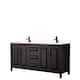 Option Dk Espresso, Black Trim, Carrara Cult. Marble Top