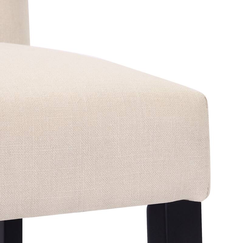 Carter 24" Classic Button Tufted Counter Stool (Set of 2)