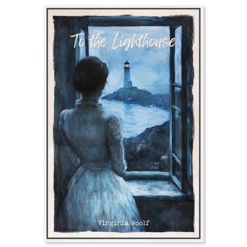 To the Lighthouse Canvas by Art Remedy - White - 36" x 54"