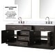 preview thumbnail 113 of 119, Lexora Abbey Bath Vanity and Carrara Marble Top