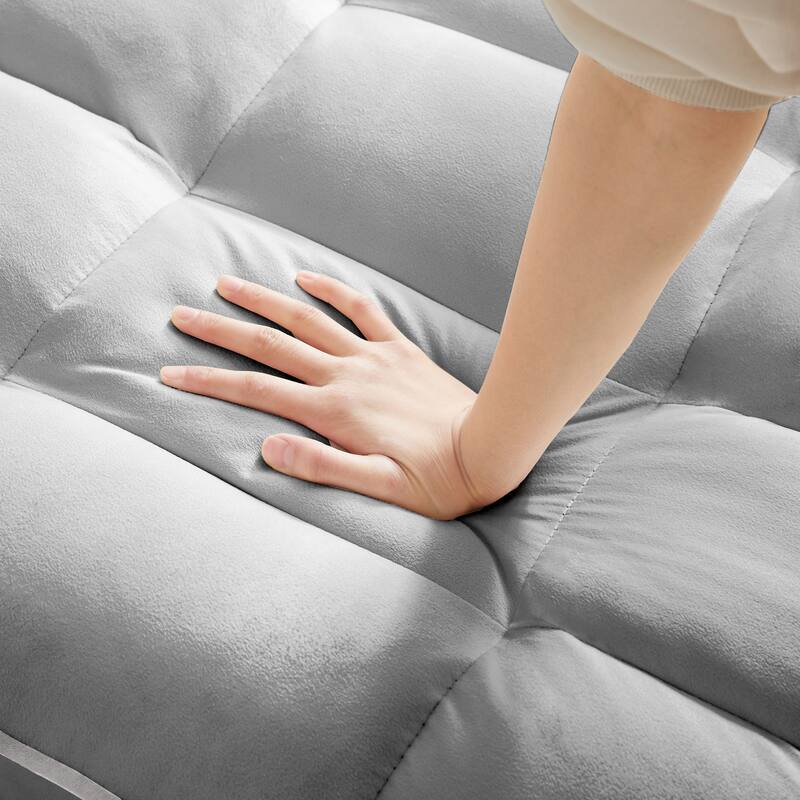 Convertible Sleeper Chair Sofa Bed Adjustable Pull Out Sleeper Chair Bed Multi-Pockets Folding Sofa Bed,3-in-1 Sofa Bed