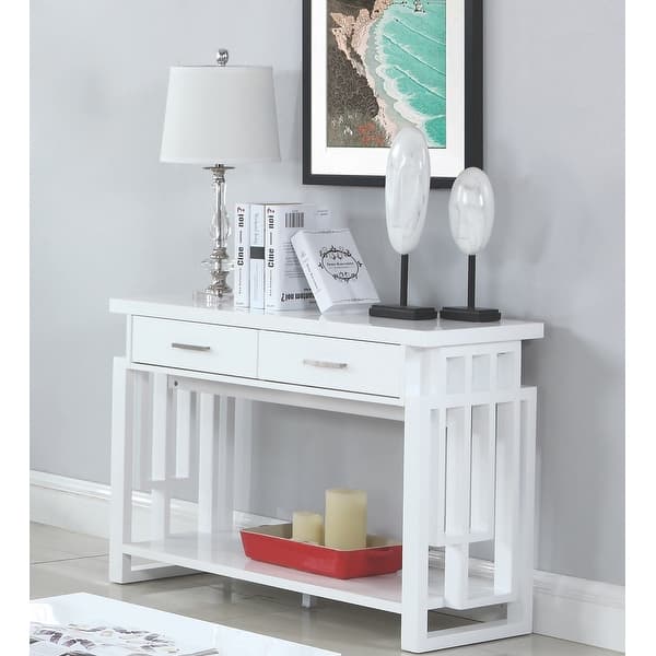 Modern Design High Gloss White Living Room Table Collection Bed Bath