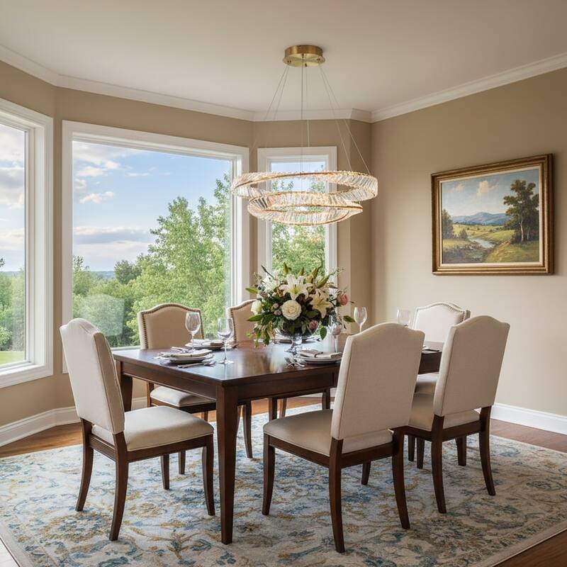 Artcraft Stella LED Chandelier - 65W - Brushed Brass