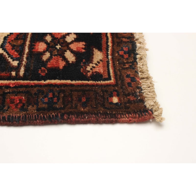 ECARPETGALLERY Hand-knotted Sarabi Dark Copper Wool Rug - 7'1 x 8'6