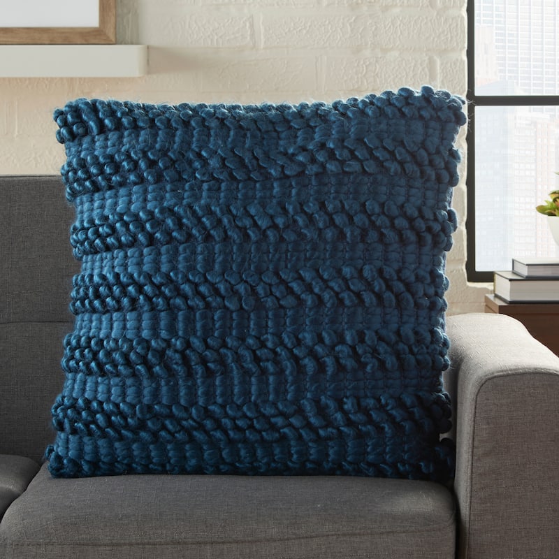 Mina Victory Woven Stripes Throw Pillow